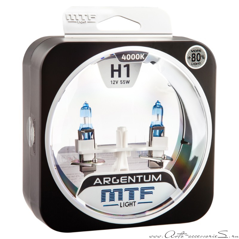   MTF Light  ARGENTUM +80% H1, 12V, 55W